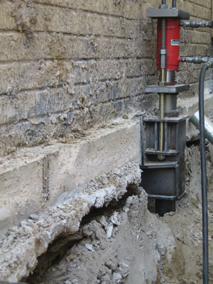 Commercial Push Pier Installation in Campbellsville