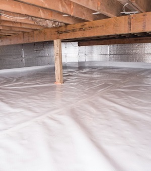 Installed crawl space insulation in London