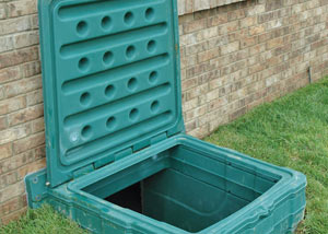 lockable crawl space access door installed in Georgetown