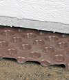 crawl space insulation installed in Somerset over our extra large drainage matting