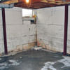 Rusted, corroded i-beams found with a failing foundation in a Cynthiana home.