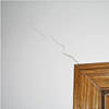 wall cracks along a doorway in a Harrodsburg home.