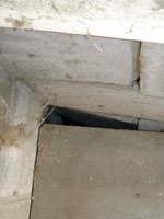 Basement or foundation walls pushed out by garage slab