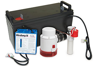 a battery backup sump pump system in Lawrenceburg