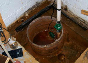 Extreme clogging and rust in a Lawrenceburg sump pump system