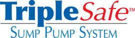 Sump pump system logo for our TripleSafe™, available in areas like Whitley City