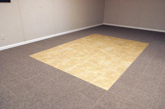 Basement Floor Tiles In Lexington Taylorsville Covington Waterproof Basement Flooring In Carpet Tile Designs In Ky