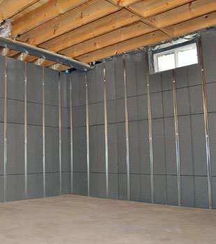 Installed basement wall panels installed in Middlesboro