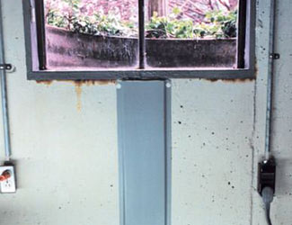 Repaired waterproofed basement window leak in Frankfort
